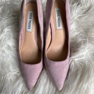 Steve Madden Women's Lavender Suede Heels